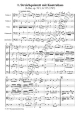 Boccherini: String Quintet No. 1 in B-flat Major, G 337, Op. 39, No. 1
