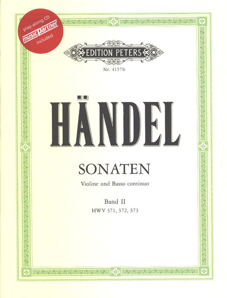 Handel: Violin Sonatas - Volume 2 (HWV 371–373)