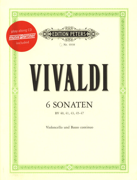 Vivaldi: 6 Cello Sonatas, RV 40, 41, 43, 45–47