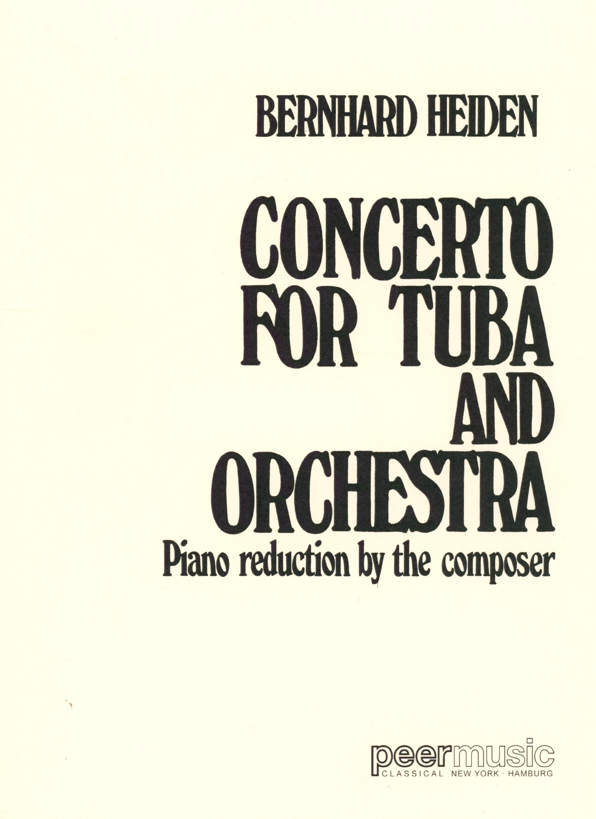 Heiden: Tuba Concerto