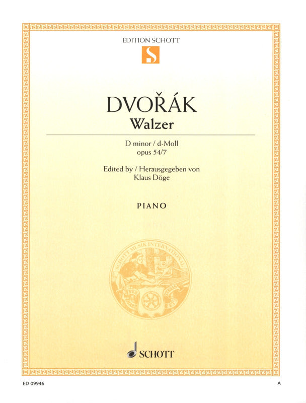Dvořák: Waltz in D Minor, Op. 54, No. 7