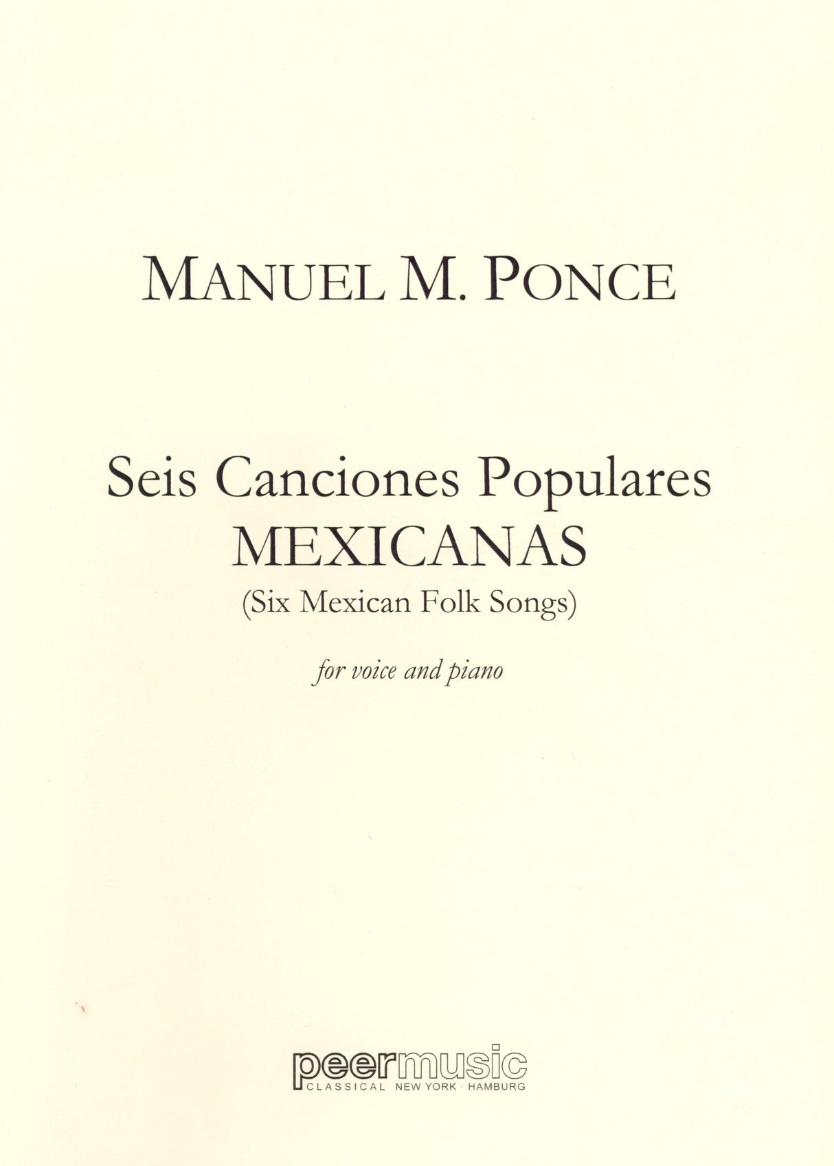 Ponce: 6 Popular Mexican Songs
