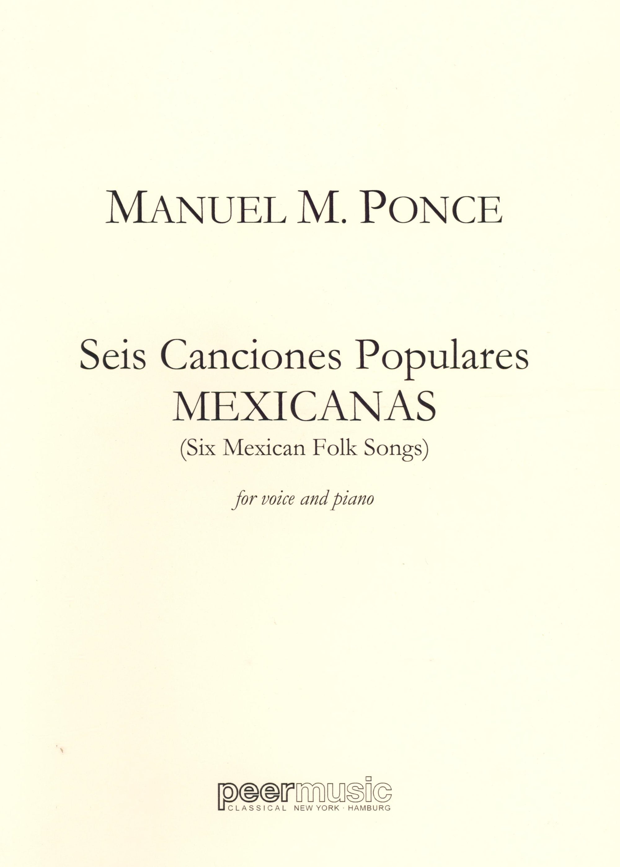 Ponce: 6 Popular Mexican Songs