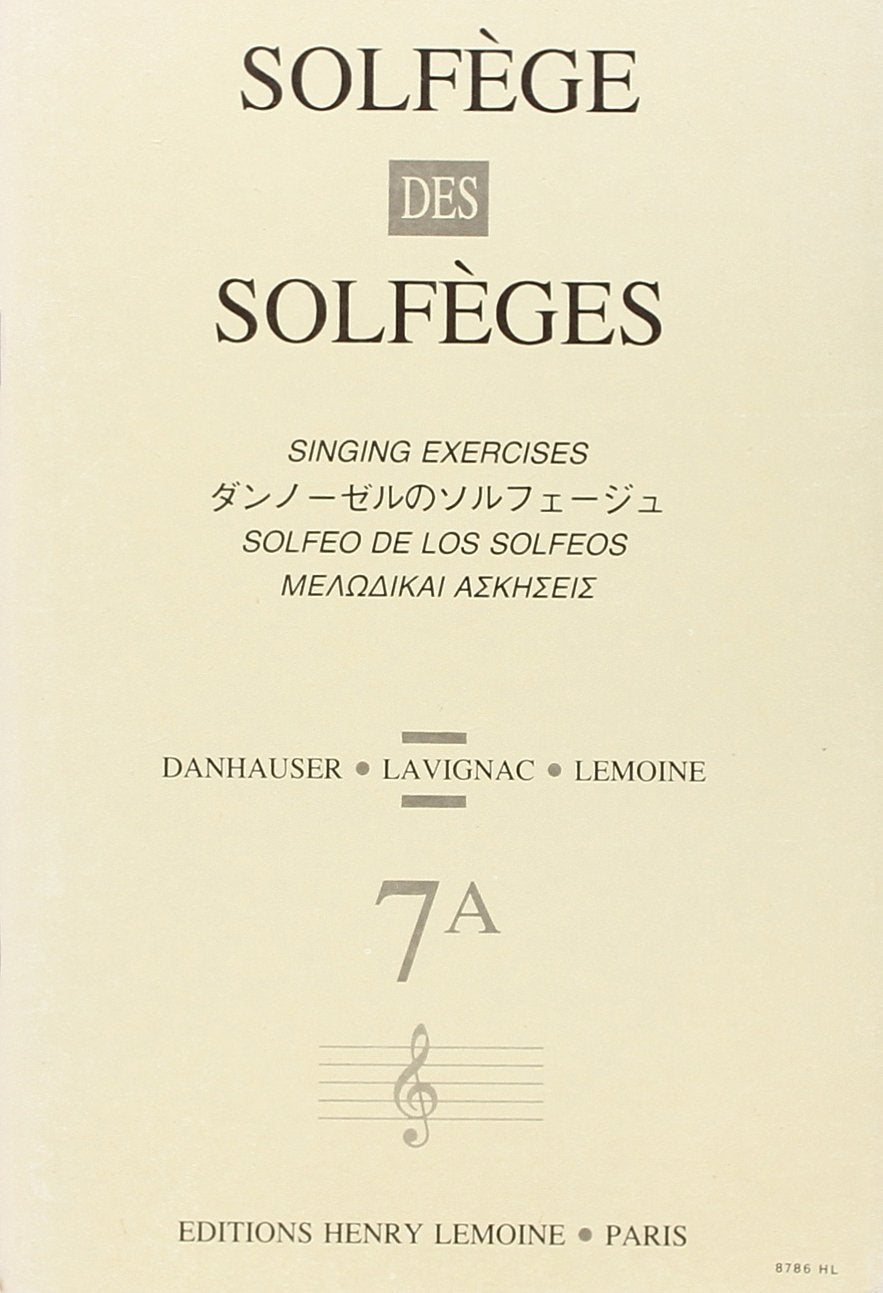Solfège des Solfèges - Volume 7A
