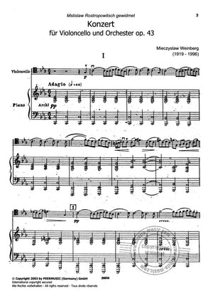 Weinberg: Cello Concerto, Op. 43