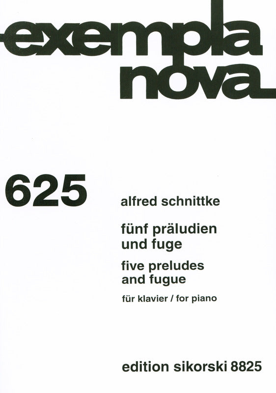 Schnittke: 5 Preludes and Fugue