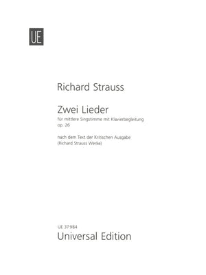 Strauss: 2 Lieder, Op. 26, TrV 166