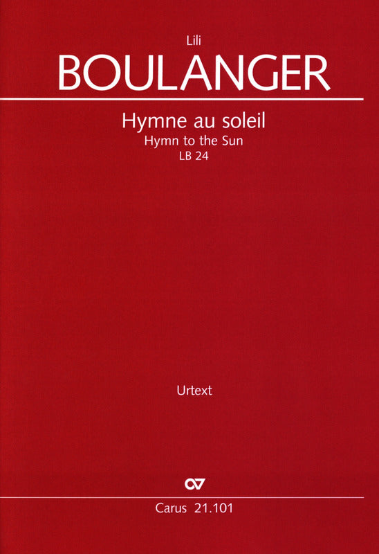 L. Boulanger: Hymne au soleil, LB 24