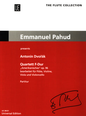 Dvořák: "American" Quartet, Op. 96 (arr. for flute quartet)