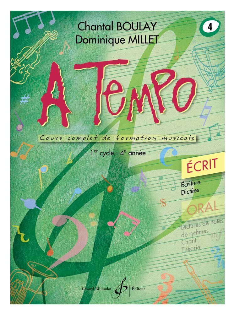 A Tempo (partie écrit) - Volume 4 (1st cycle, 4th year)