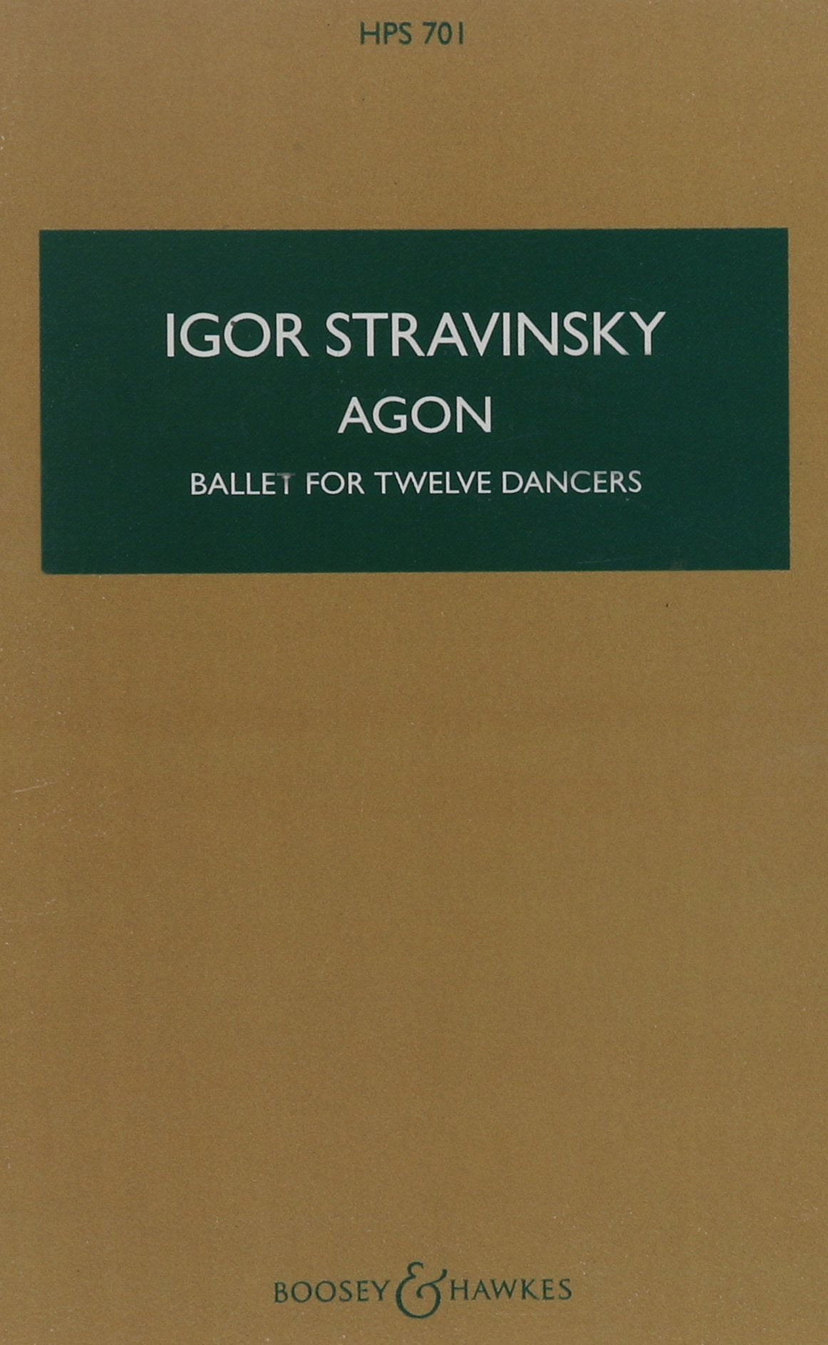 Stravinsky: Agon