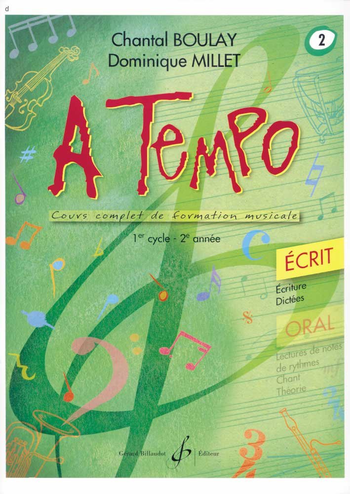 A Tempo (partie écrit) - Volume 2 (1st cycle, 2nd year)