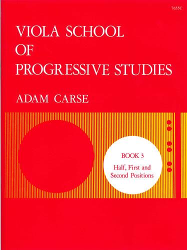 Carse: Viola School of Progressive Studies - Book 3