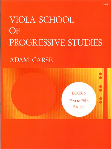 Carse: Viola School of Progressive Studies - Book 5