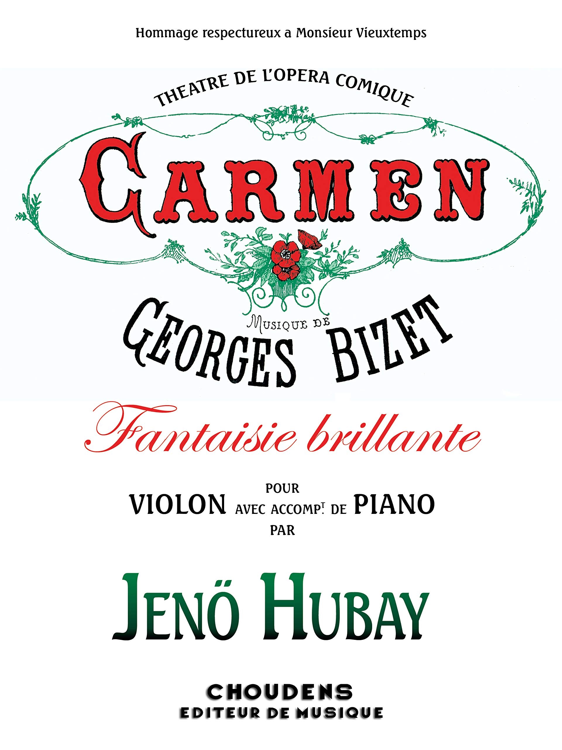 Hubay: Carmen Fantaisie Brillante