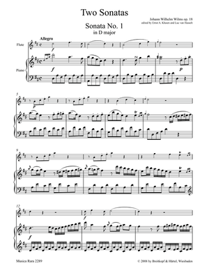 Wilms: 2 Flute Sonatas, Op. 18