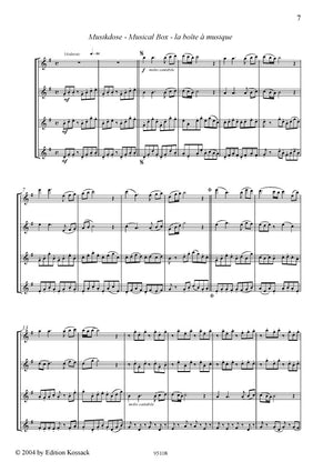 Hamori: 9 Little Flute Quartets