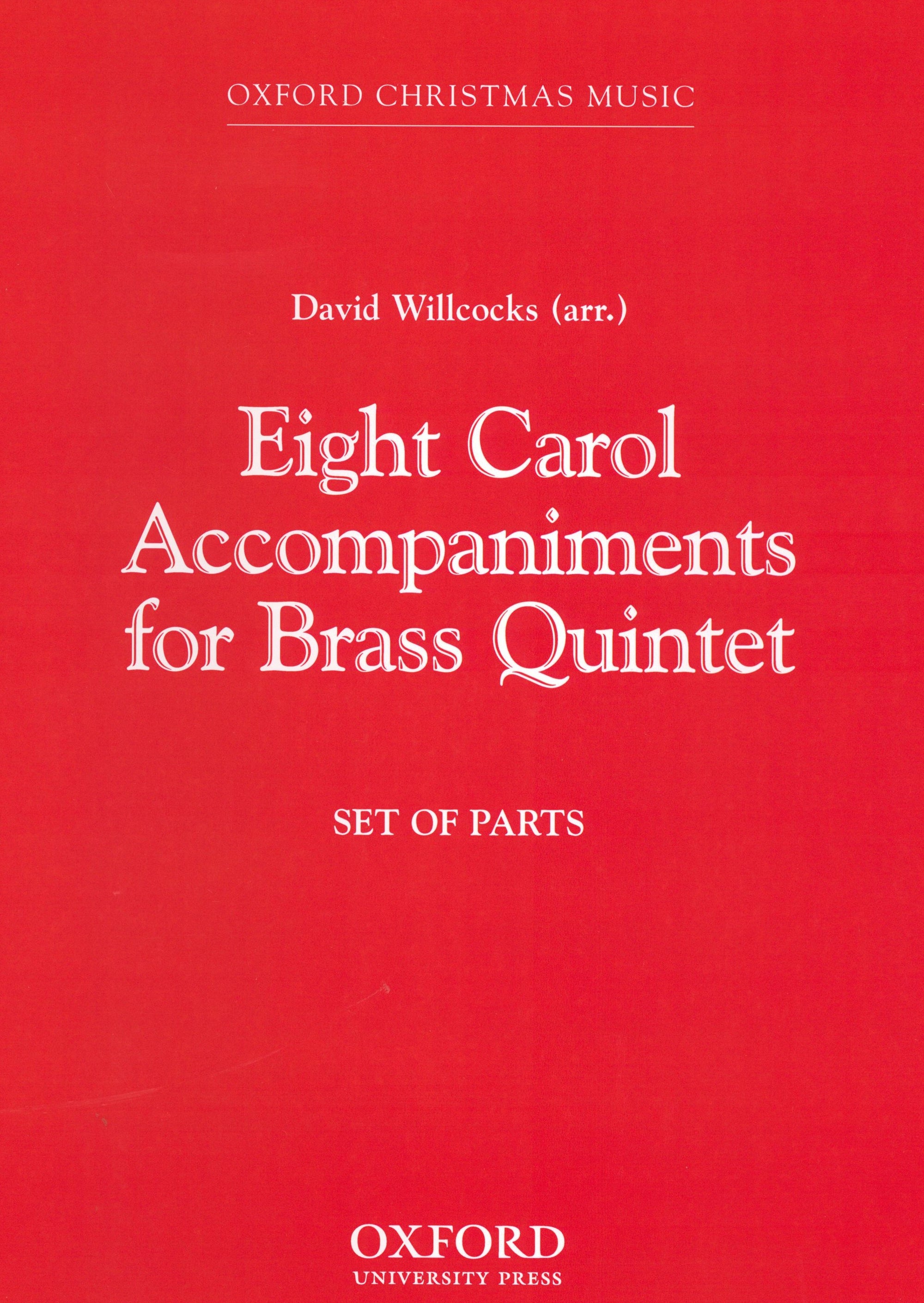 Willcocks: 8 Carol Accompaniments for Brass Quintet