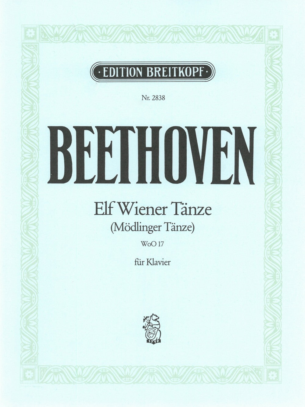 Beethoven: 11 Mödlinger Tänze, WoO 17 (arr. for piano)