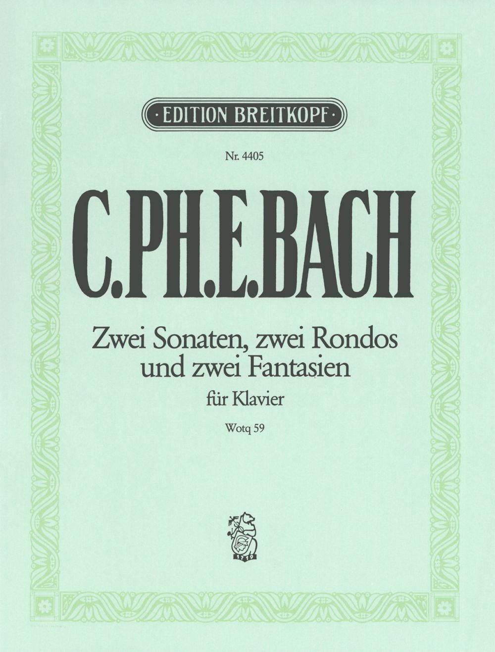 C.P.E. Bach: Keyboard Sonatas, Fantasies and Rondos, Wq. 59