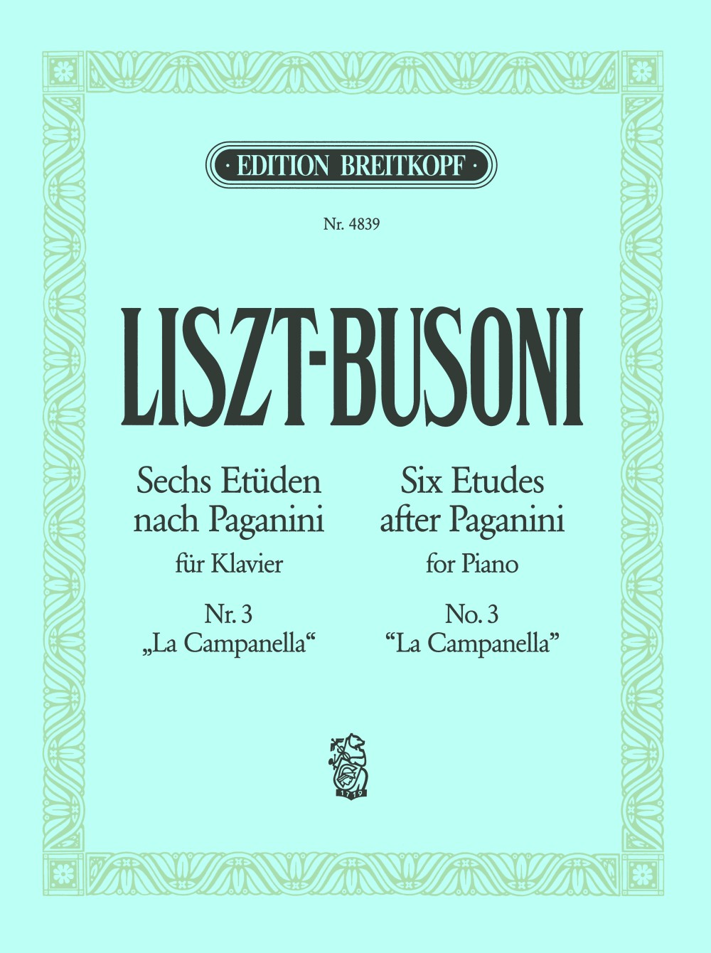 Liszt-Busoni: Etude No. 3 after Paganini - "La Campanella"