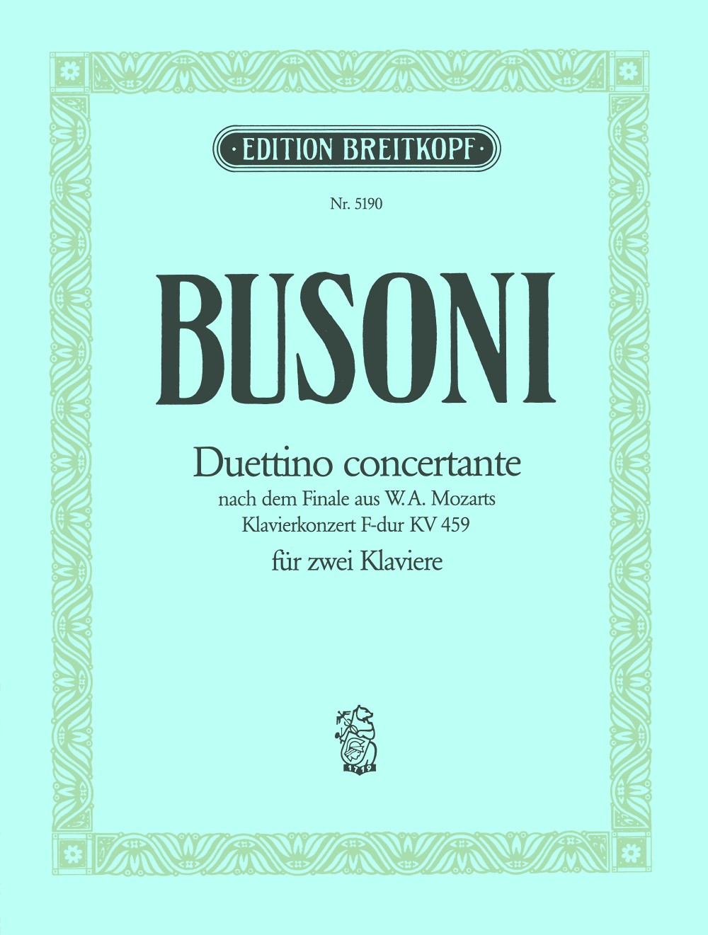 Busoni: Duettino Concertante, K 88