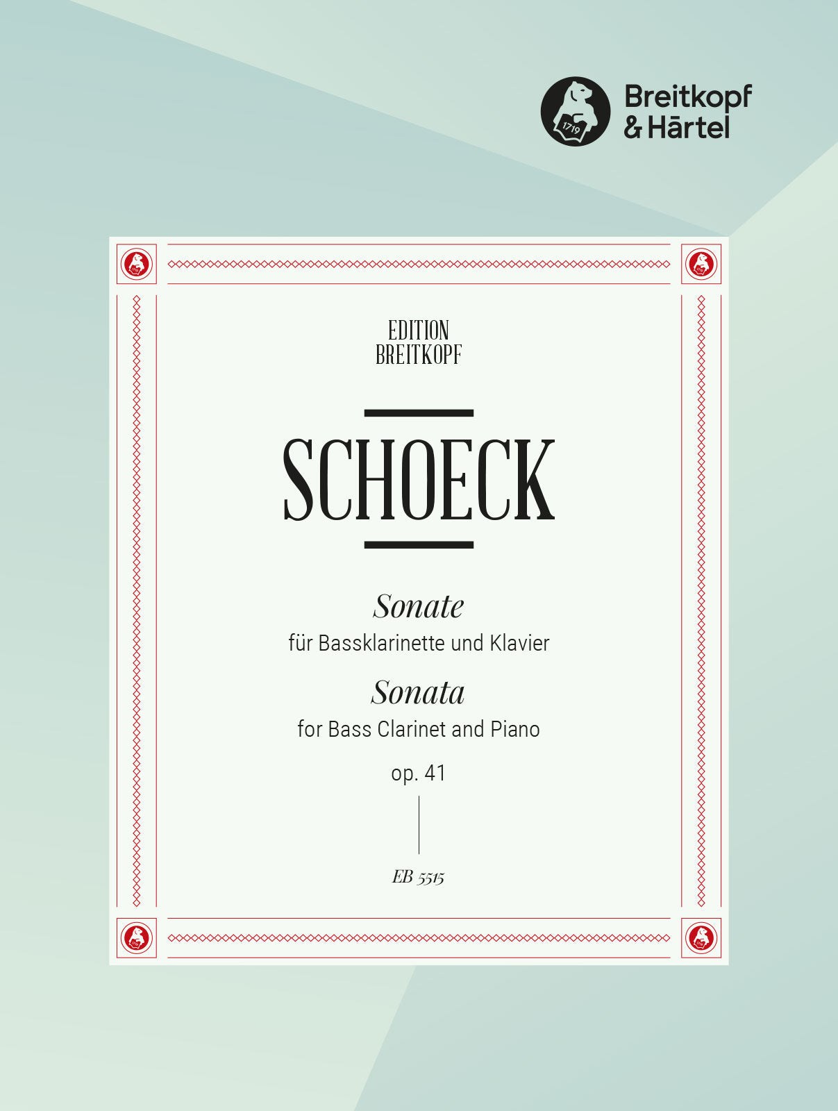 Schoeck: Bass Clarinet Sonata, Op. 41