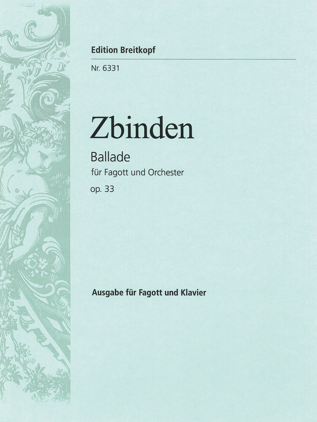 Zbinden: Ballade, Op. 33