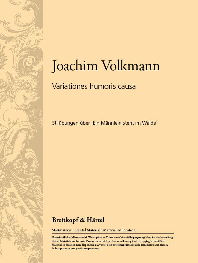 Volkmann: Variationes Humoris Causa