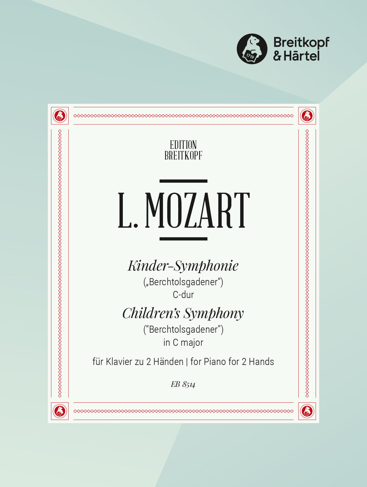 Mozart: Children's Symphony in C Major (arr. for piano)