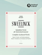Sweelinck: Complete Keyboard Works - Volume 3 (Variations on Chorales and Psalms)