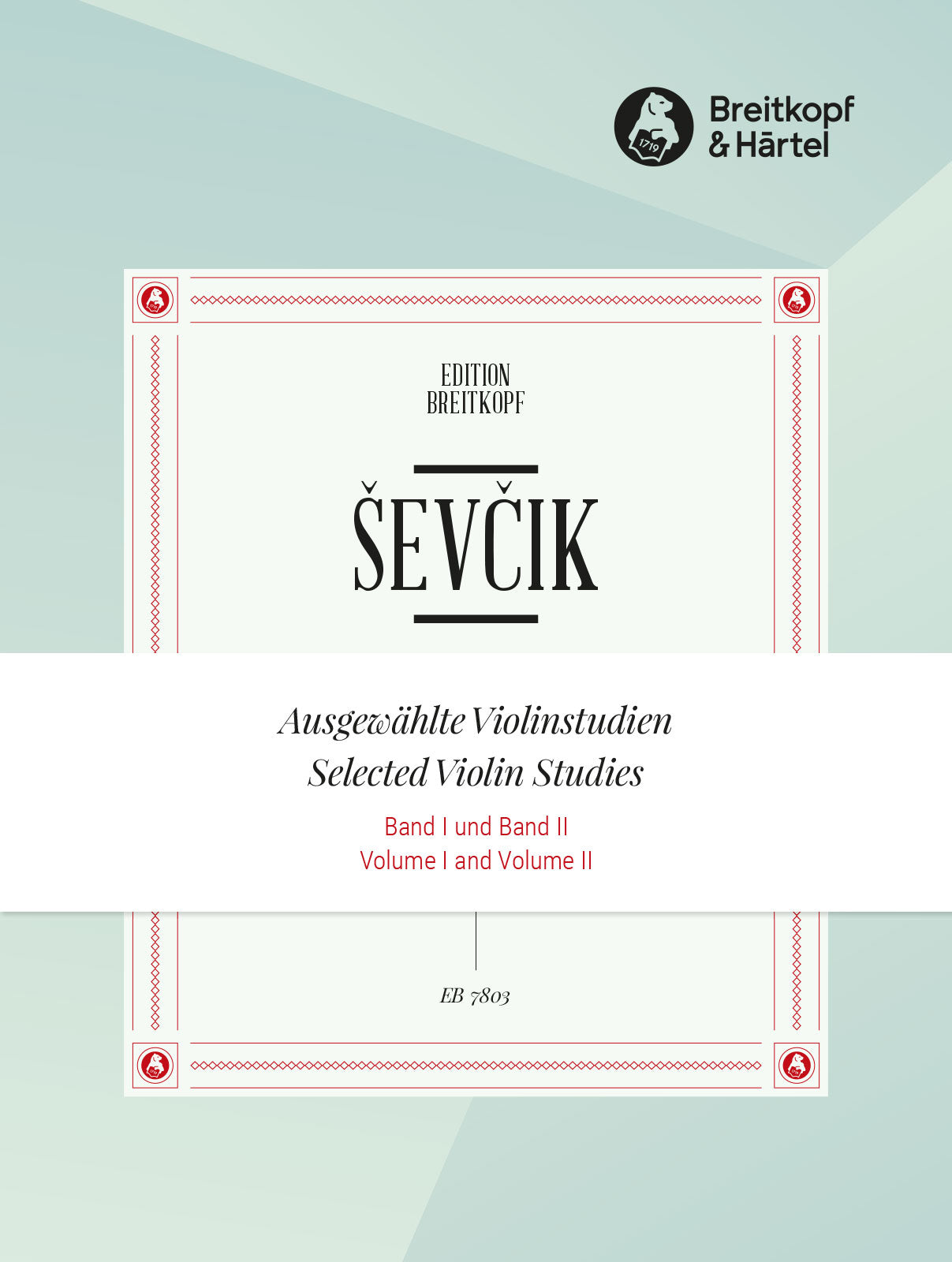 Ševčík: Selected Violin Studies Set - Volumes 1 & 2