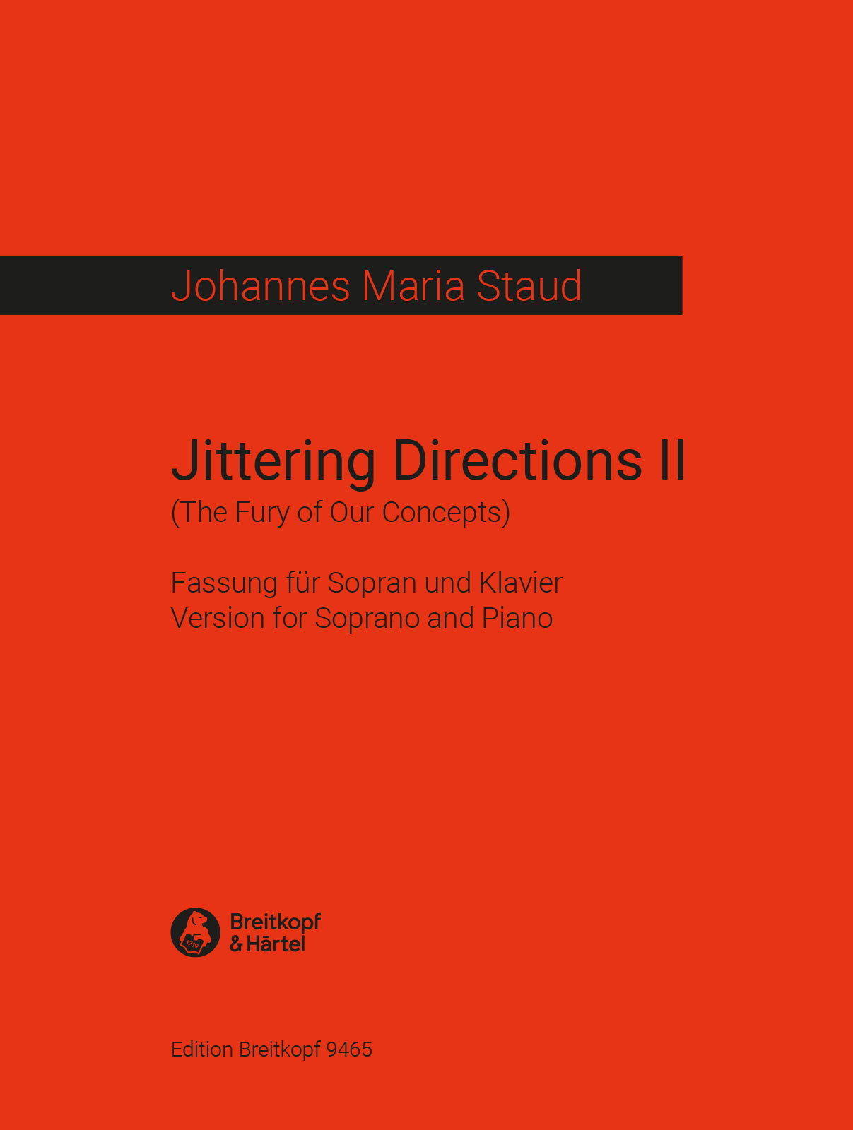 Staud: Jittering Directions II