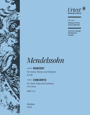 Mendelssohn: Double Concerto in D Minor, MWV O 4