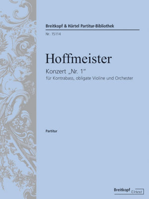 Hoffmeister: Double Bass Concerto "No. 1"