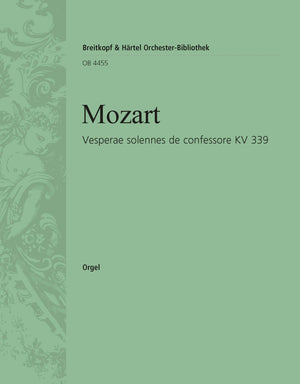Mozart: Vesperae solennes de confessore, K. 339