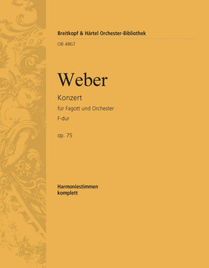 Weber: Bassoon Concerto in F Major, Op. 75
