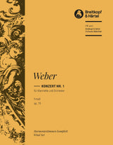 Weber: Clarinet Concerto No. 1 in F Minor, Op. 73