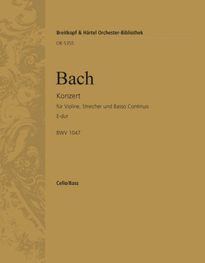 Bach: Violin Concerto in E Major, BWV 1042
