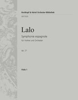 Lalo: Symphonie espagnole, Op. 21