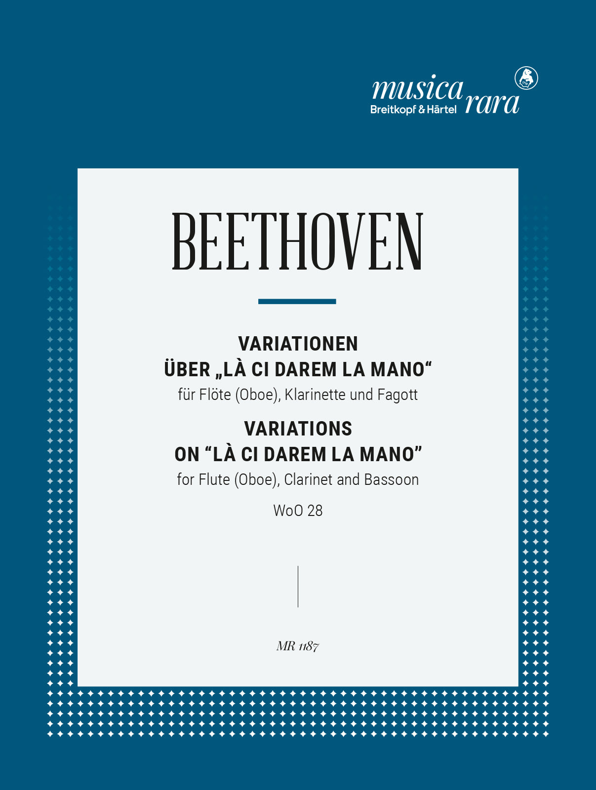 Beethoven: Variations on "Là ci darem la mano", WoO 28 (arr. for flute, clarinet & bassoon)