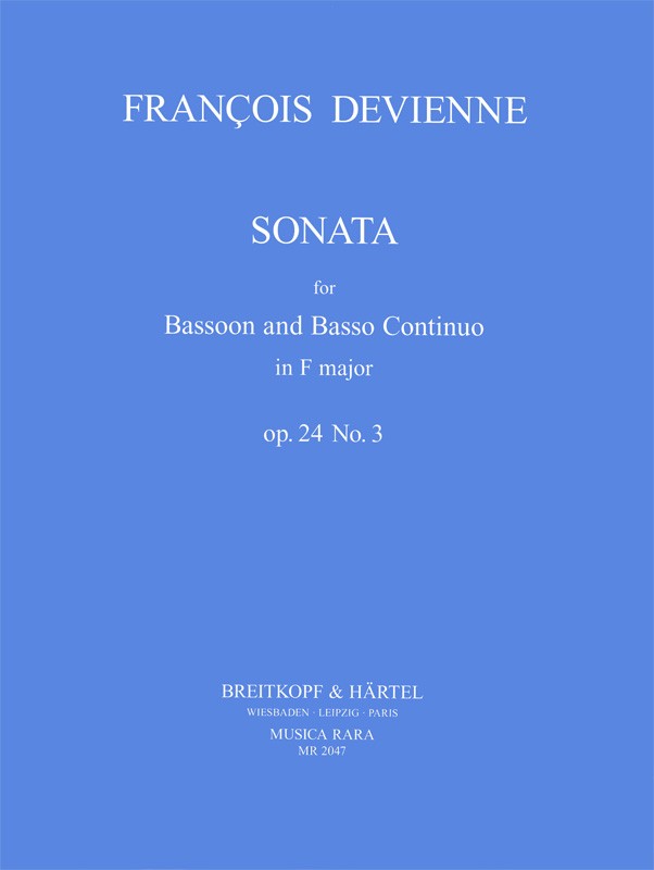 Devienne: Bassoon Sonata in F Major, Op. 24, No. 3
