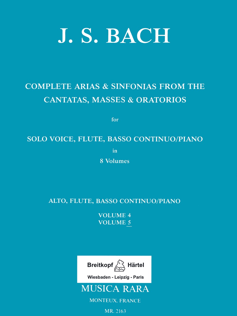Bach: Complete Arias - Volume 5 (Alto - BWV 94, 103, 117)