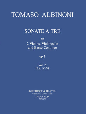 Albinoni: Trio Sonatas, Op. 1, Nos. 4-6