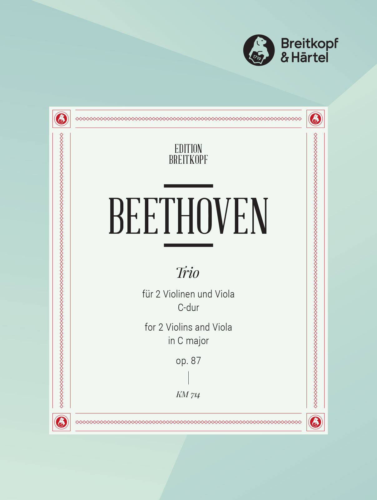 Beethoven: Trio in C Major, Op. 87 (arr. for string trio)