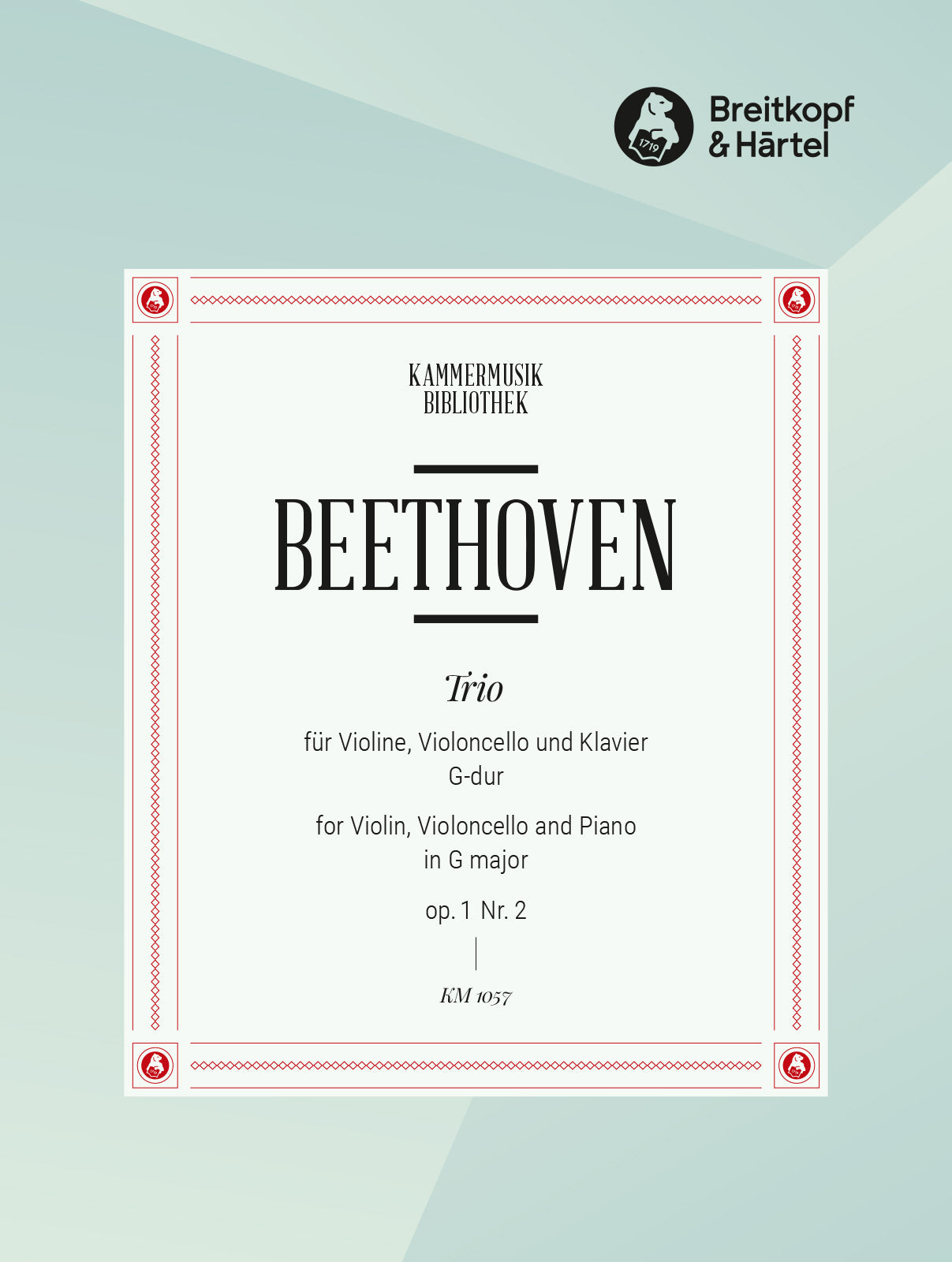 Beethoven: Piano Trio in G Major, Op. 1, No. 2
