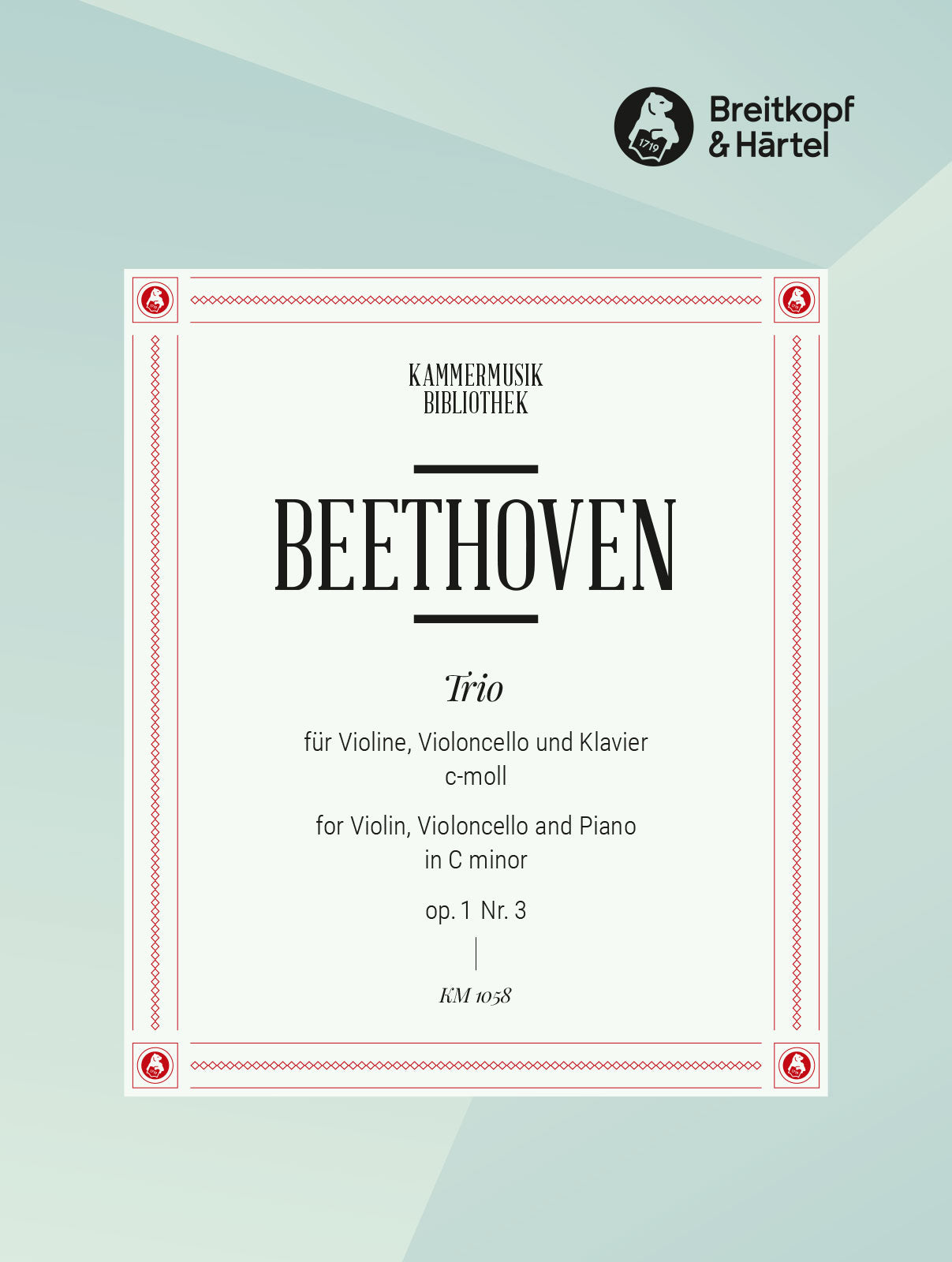 Beethoven: Piano Trio in C Minor, Op. 1, No. 3