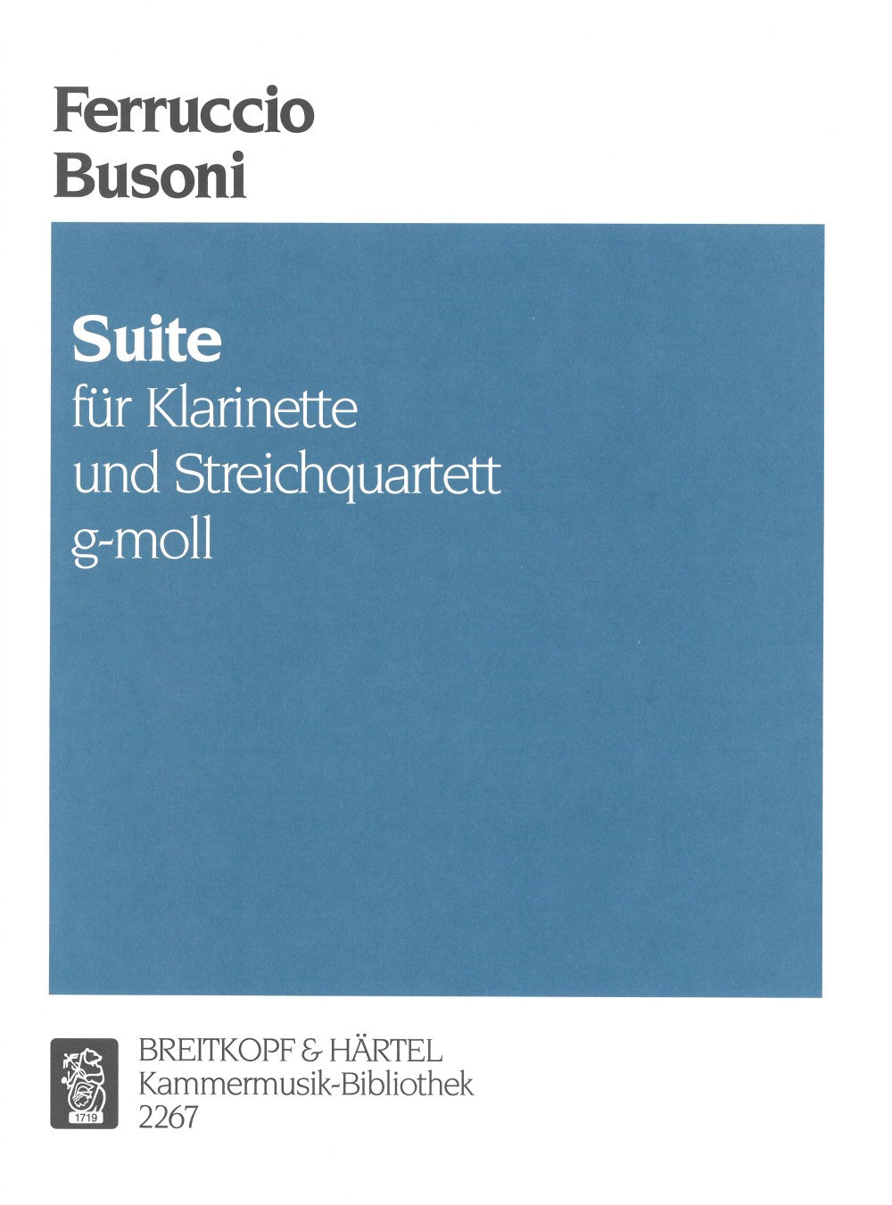 Busoni: Suite in G Minor, BV 176