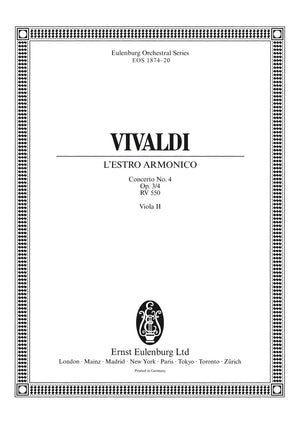 Vivaldi: L'estro armonico, RV 550, Op. 3, No. 4