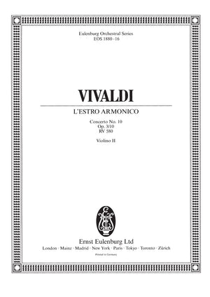 Vivaldi: L'Estro Armonico Concerto in B Minor, RV 580, Op. 3, No. 10